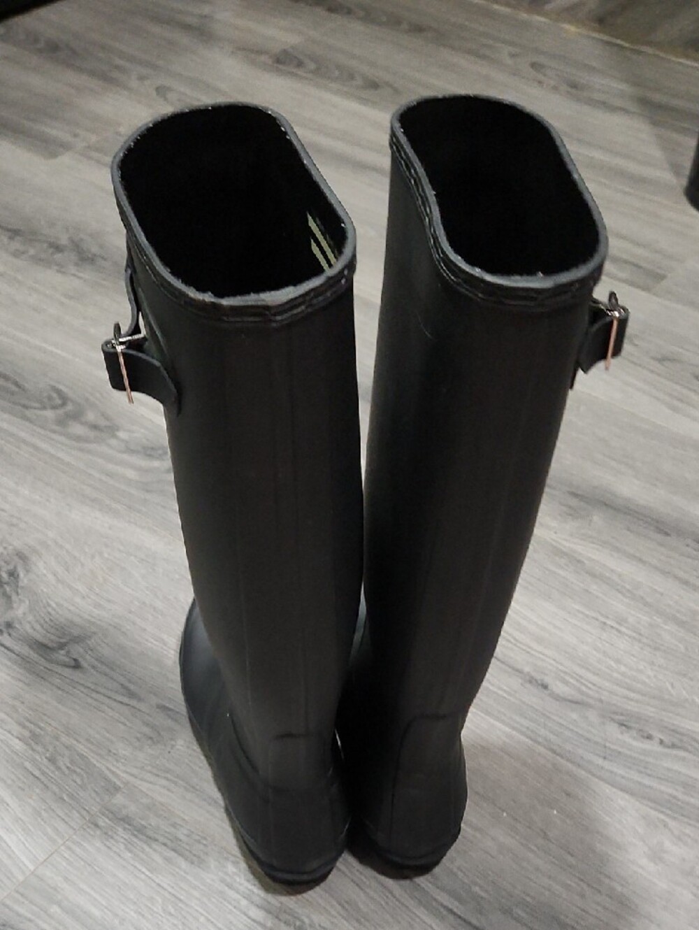 Hunter Black Matte Rain Boots - Picture 8 of 8